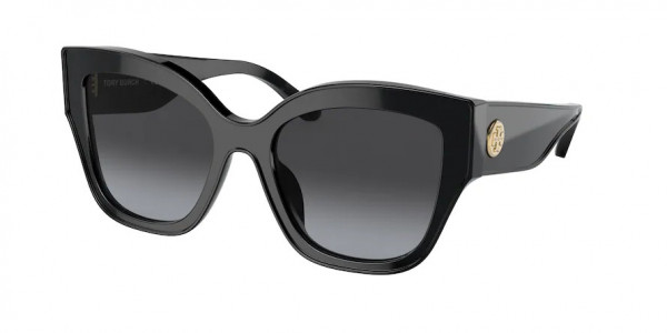 Tory Burch TY7184U Sunglasses, 17098G BLACK GREY GRADIENT (BLACK)