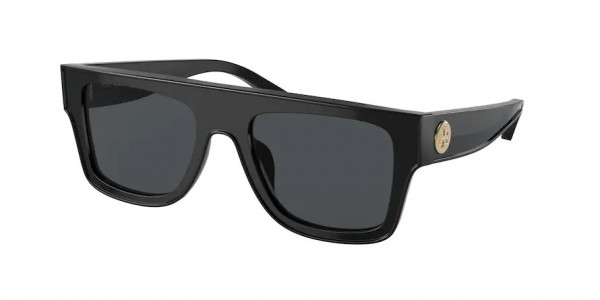 Tory Burch TY7185U Sunglasses, 170987 BLACK SOLID GREY (BLACK)
