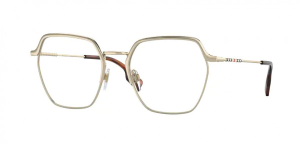 Burberry BE1371 ANGELICA Eyeglasses, 1109 ANGELICA LIGHT GOLD (GOLD)
