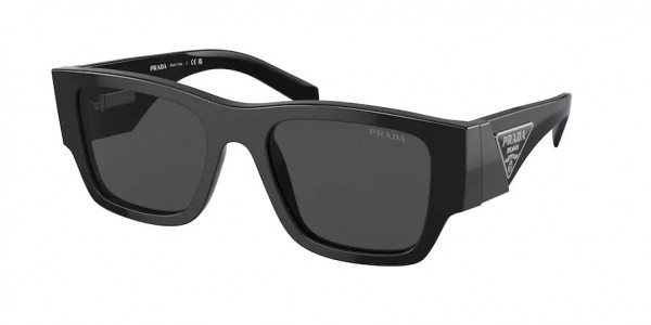 Prada PR 10ZSF Sunglasses, 1AB5S0 BLACK DARK GREY (BLACK)