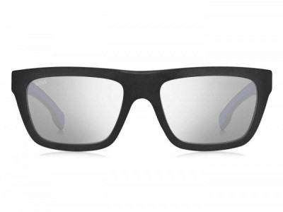 HUGO BOSS Black BOSS 1450/S Sunglasses, 00VK BLACK BLUE