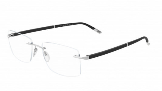 Silhouette Hinge C-2 LP Eyeglasses, 6053 Grey / Black