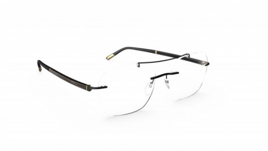 Silhouette Hinge C-2 LT Eyeglasses, 9020 Black / Gold