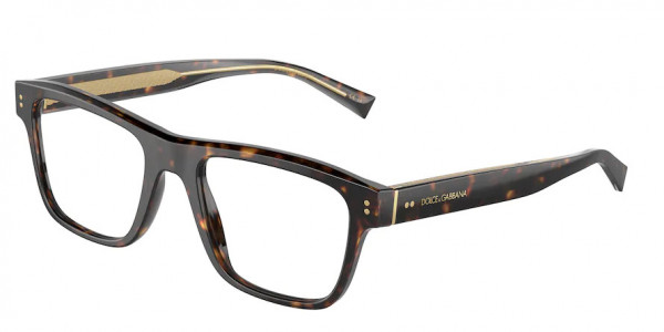 Dolce & Gabbana DG3362 Eyeglasses, 502 HAVANA (TORTOISE)