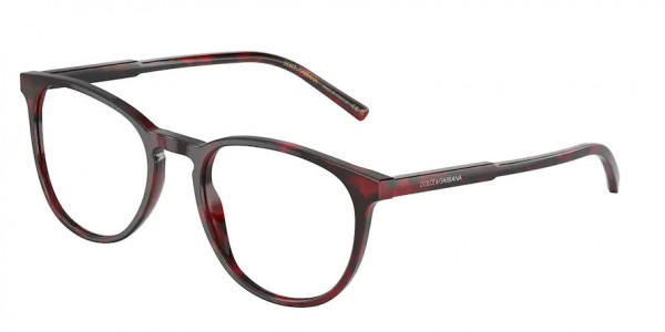 Dolce & Gabbana DG3366 Eyeglasses, 3358 RED HAVANA (RED)