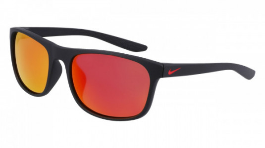 Nike NIKE ENDURE M FJ2198 Sunglasses, (010) MATTE BLACK/RED MIRROR