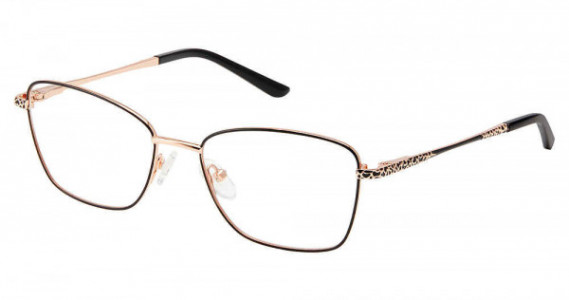 SuperFlex SF-1147T Eyeglasses, S200-BLACK ROSE GOLD