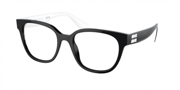 Miu Miu MU 02VV Eyeglasses, 10G1O1 BLACK