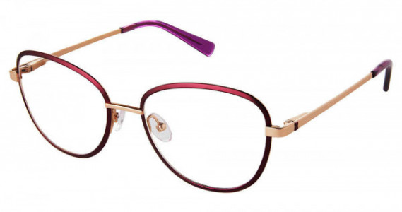 SuperFlex SF-1152T Eyeglasses, M207-AUBERGINE ROSE GOLD
