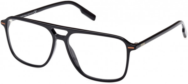 Ermenegildo Zegna EZ5247 Eyeglasses, 001 - Shiny Black / Shiny Black
