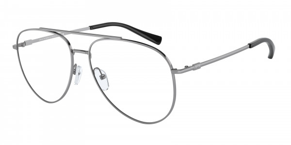 Armani Exchange AX1055 Eyeglasses, 6003 SHINY GUNMETAL (GREY)