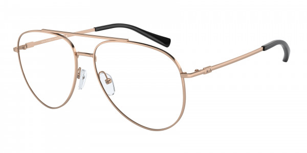 Armani Exchange AX1055 Eyeglasses, 6103 SHINY ROSE GOLD (GOLD)