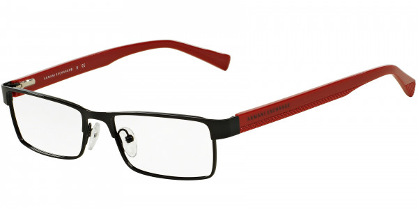 Armani Exchange AX1009 Eyeglasses, 6036 SHINY BLACK (BLACK)
