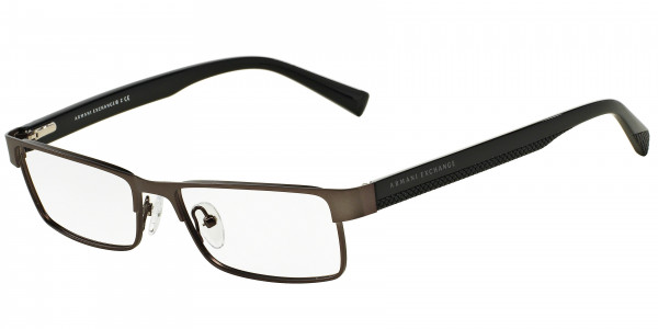 Armani Exchange AX1009 Eyeglasses, 6037 MATTE BROWN (BROWN)