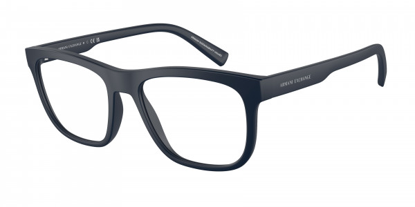 Armani Exchange AX3050F Eyeglasses, 8181 MATTE BLUE (BLUE)