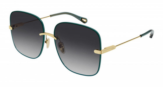 Chloé CH0134S Sunglasses, 001 - GOLD with GREY lenses
