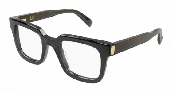dunhill DU0032O Eyeglasses, 010 - GREY with TRANSPARENT lenses