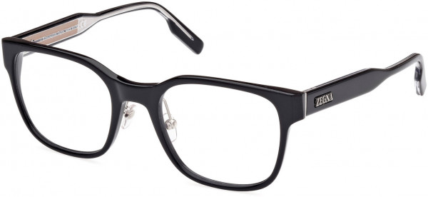 Ermenegildo Zegna EZ5253 Eyeglasses, 001 - Shiny Black / Shiny Black