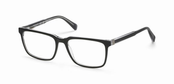 Kenneth Cole New York KC0349 Eyeglasses, 005 - Black/Crystal / Black/Crystal