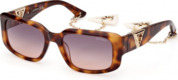 Guess GU7891 Sunglasses, 52B - Dark Havana / Dark Havana