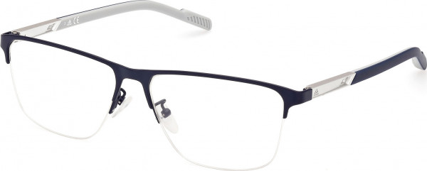 adidas SP5048 Eyeglasses, 091 - Matte Blue / Matte Blue