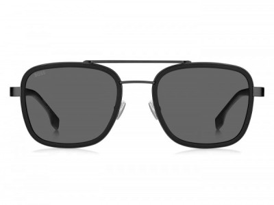HUGO BOSS Black BOSS 1486/S Sunglasses, 0003 MTT BLACK