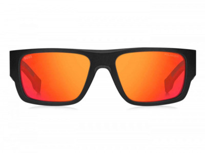 HUGO BOSS Black BOSS 1498/S Sunglasses, 0BLX MT BLK RD