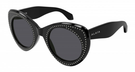 Azzedine Alaïa AA0064S Sunglasses, 002 - BLACK with GREY lenses