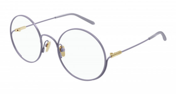 Chloé CC0017O Eyeglasses, 004 - VIOLET with TRANSPARENT lenses