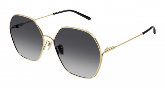 Chloé CH0169SA Sunglasses, 001 - GOLD with GREY lenses