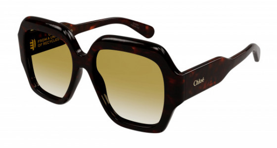 Chloé CH0154S Sunglasses, 002 - HAVANA with BROWN lenses