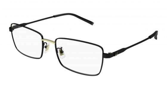 dunhill DU0068OA Eyeglasses, 001 - BLACK with TRANSPARENT lenses