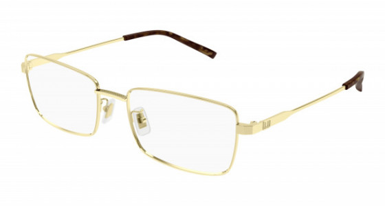 dunhill DU0068OA Eyeglasses, 003 - GOLD with TRANSPARENT lenses