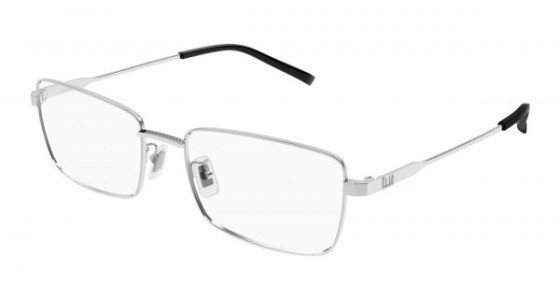 dunhill DU0068OA Eyeglasses, 004 - SILVER with TRANSPARENT lenses