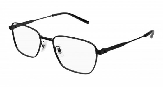 dunhill DU0062OA Eyeglasses, 005 - BLACK with TRANSPARENT lenses