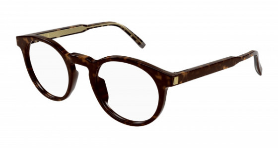 dunhill DU0059O Eyeglasses, 002 - HAVANA with TRANSPARENT lenses