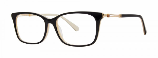 Modern Art A625 Eyeglasses, Black/Ivory/Gold