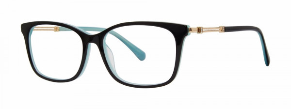 Modern Art A625 Eyeglasses, Black/Turquoise/Gold