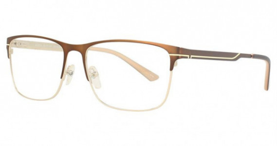 Adrienne Vittadini 6039 Eyeglasses, MBrn/LGld