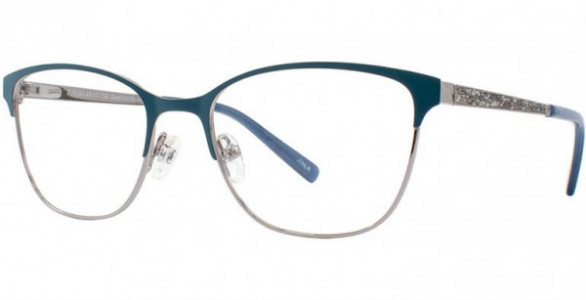 Adrienne Vittadini 634 Eyeglasses, Sea Quarry
