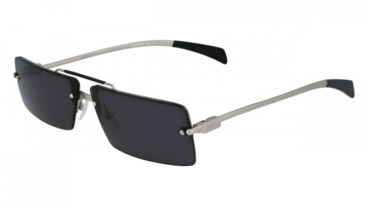Ferragamo SF306S Sunglasses, (042) MATTE SILVER/BLACK