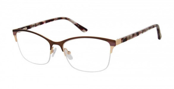Kay Unger NY K255 Eyeglasses, brown