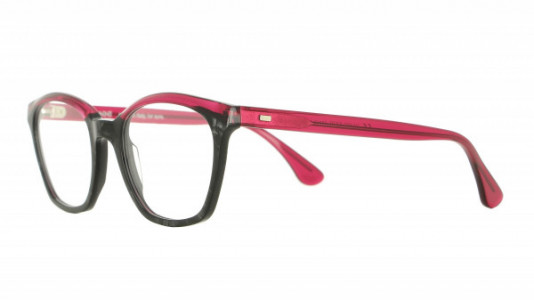 Vanni Spirit V1480 Eyeglasses, black dama/ transparent burgundy