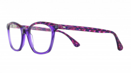 Vanni Spirit V1480 Eyeglasses, transparent purple/purple blade