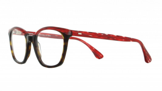 Vanni Spirit V1480 Eyeglasses, red wired/dark havana