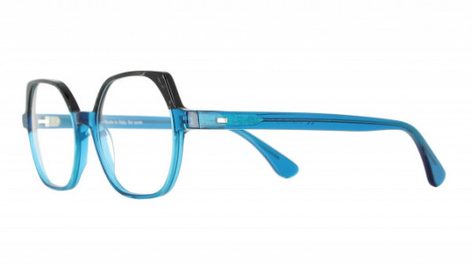 Vanni Spirit V1629 Eyeglasses, transparent teal/ black dama