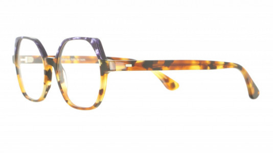 Vanni Spirit V1629 Eyeglasses, spotted havana/ violet dama