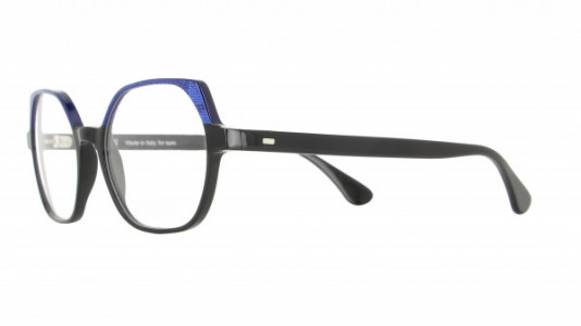 Vanni Spirit V1629 Eyeglasses, solid black/blue Micropixel