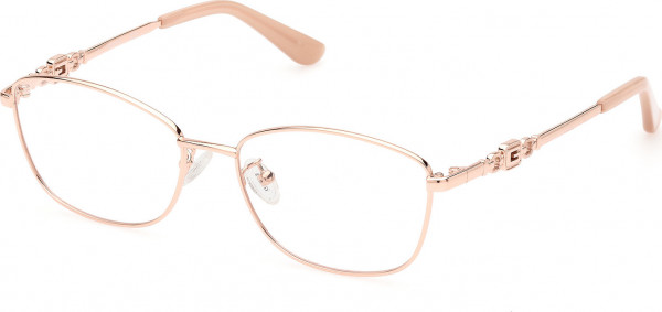 Guess GU2962-D Eyeglasses, 072 - Shiny Pink Gold / Shiny Pink Gold