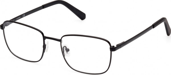 Guess GU50074 Eyeglasses, 002 - Matte Black / Matte Black